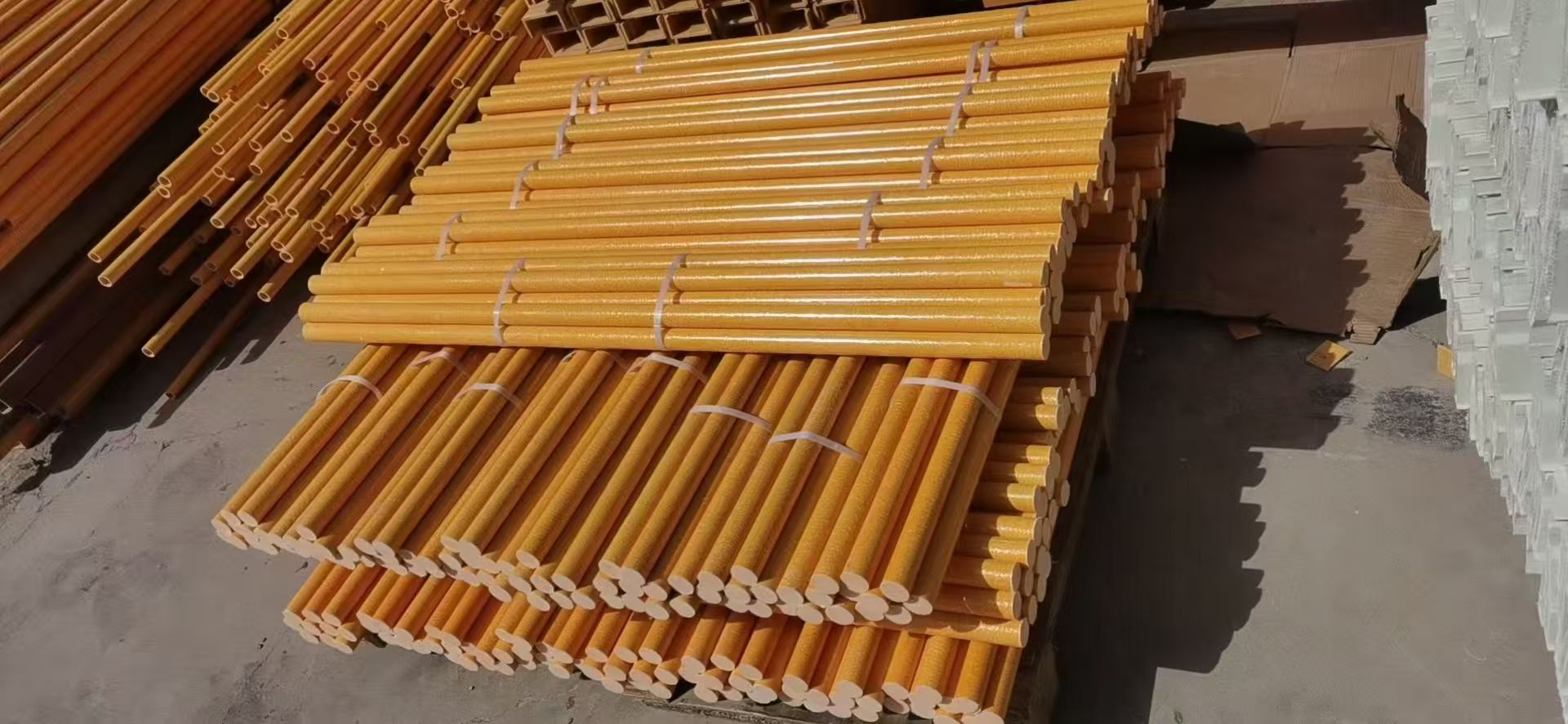 A Truckload of FRP Pipes Successfully Dispatched to Uzbekistan